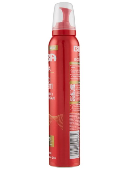 Bilba Spuma Per Capelli 200ml - Ricci Perfetti Con Ceramidi E Gocce D'argan